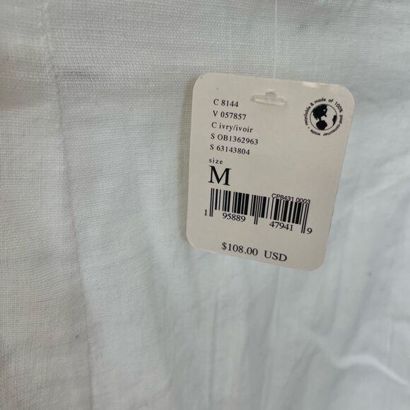 FREE PEOPLE White Cotton Linen Beach Outfit - Picture 7 of 7